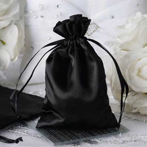 GIFT BOXES | Efavormart Handmade Candy, Handmade Wedding Favours, Satin Noir, Merchandise Bags, Candy Jewelry, Silk Bag, Satin Bags, Wedding Favor Bags, Boutique Interior