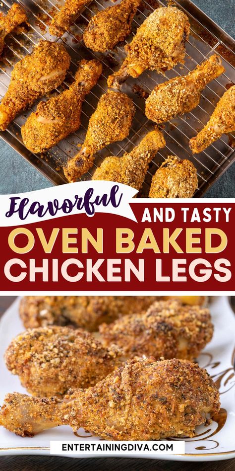 The Best Oven Baked Breaded Chicken Legs Breaded Chicken Legs, Oven Baked Breaded Chicken, Chicken Legs In The Oven, Chicken Legs Recipes, Oven Baked Chicken Legs, Baked Breaded Chicken, Crispy Oven Baked Chicken, Chicken Leg Recipes, Jello Shot