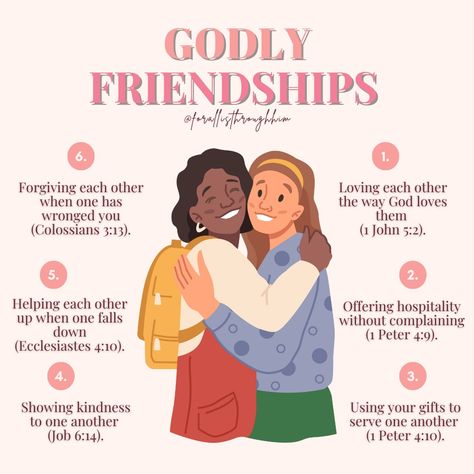 Godly Friends, Christian Friendship, Christian Affirmations, Godly Relationship, Christian Quotes God, Christian Bible Study, Christian Friends, Ayat Alkitab, Bible Study Verses