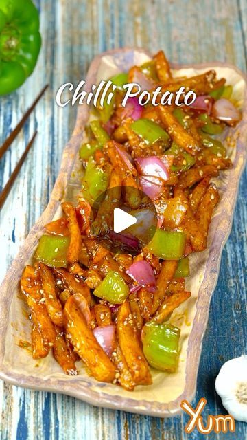 Yum on Instagram: "Chilli Potato 

#reels #chilli #potato #tasty" Chilli Potato Recipes, Chilli Potato, Potato Snacks, Chilli Recipes, Potato Recipes, Yum Yum, Afternoon Tea, Potato, Yummy Food