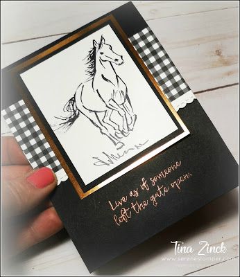 The Serene Stamper: "Let it Ride" Fun Fold Card - VIDEO Cards Masculine, Horse Cards, Masculine Birthday Cards, Stamping Up Cards, Fun Fold Cards, Animal Cards, Male Cards, Masculine Cards, Christmas Cards Handmade