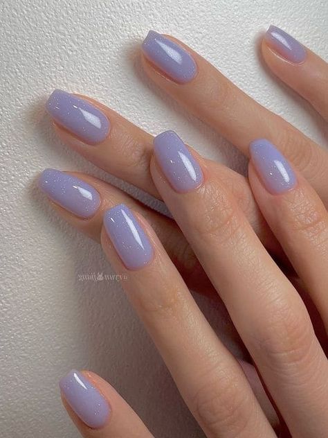 Korean shimmery muted purple nails Fall Mauve Nails, Mauve Nail Polish, Two Tone Nails, Mauve Nails, Opi Nail Colors, Muted Purple, Korean Nail Art, Geometric Nail Art, Elegant Nail