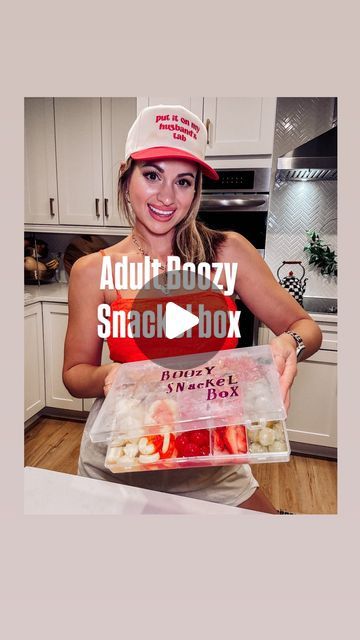 Alexandra olavarria ohanlan on Instagram: "ADULTS BOOZY SNACKLE BOX 🍾🍹🍓🍒We are heading to the beach this weekend for our annual parents trip And I thought what better way to say goodbye to Summer than a beach weekend and a adults boozy snacklebox!! This adults boozy snackel box is perfect for the beach, boating, lake or poolside! I did a taste taste on a few of these  fruit, candy and drink combinations and they are GOOD!

Boozy snackle box combinations! 
🍾I  combined grapes with  Prosecco, coat  with sugar after soaking ( I recommend leaving grapes in the fridge for several hours after coating them in sugar).
🍍Fresh chopped pineapple soaked in Rum
🍓strawberries with margarita mix and tequila blanco
🐻Gummie bears  with a whipped vodka
🍒maraschino cherries with your favorite  bourb Snackle Box Ideas For Adults, Snackle Box Ideas, Boozy Fruit, Snackle Box, Whipped Vodka, Chopped Pineapple, Summer Eats, Happy Drink, Fruit Candy