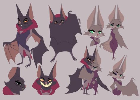 Bat Poses, Reference Animals, Awesome Sketches, Vampire Bats, Cartoon Bat, Mob Boss, Bat Art, Nick And Judy, Draw Cartoon