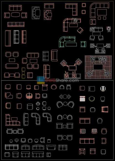 6 .Furniture Cad Blocks free download | Free download website of Autocad Blocks for Designer Autocad Blocks Free Download, Autocad Free, Cad Blocks Free, Cad Library, Autocad Blocks, Building Plans House, Plans House, Cad Blocks, Building Plans