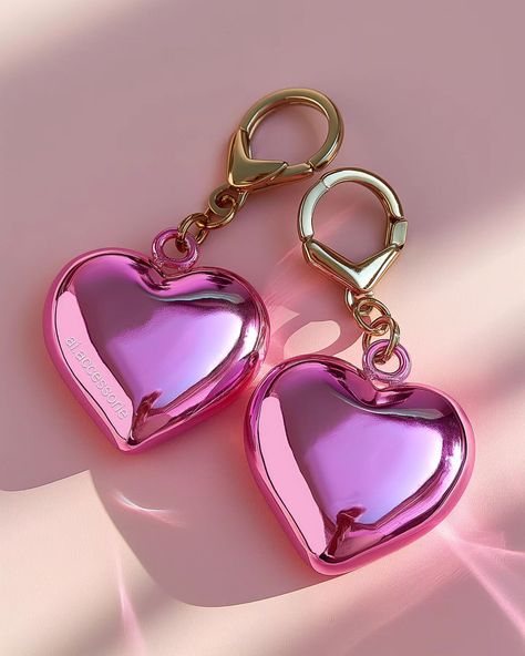 #hearts #keychain #cute #ai #pink #shiny #midjourney Pink Keychain Aesthetic, Pink Key Chains Aesthetic, Cute Pink Keychain, Cheap Pink Everyday Keychains, Novelty Pink Keychain For Gift, Pink Keychain, Lovecore Aesthetic, Keychain Cute, Cute Keychain