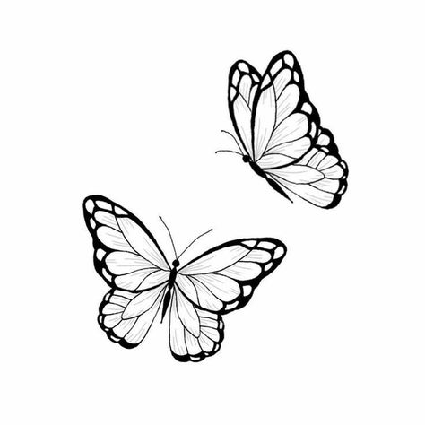 Minimal Butterfly Tattoo Design, Butterfly Tattoo Template, Minimal Butterfly Tattoo, Butterfly Hip Tattoo, Butterfly Tattoo Stencil, Unique Butterfly Tattoos, Cute Tiny Tattoos, Butterfly Tattoo Designs, Discreet Tattoos