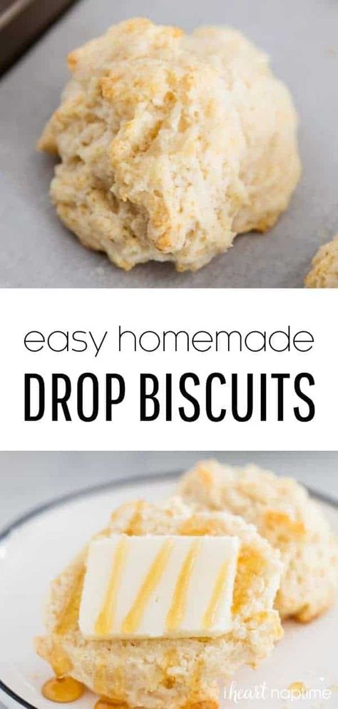 Drop Biscuits Pioneer Woman, Drop Biscuit Recipe, Recipes Ramen, Homemade Drop Biscuits, Recipes Eggplant, Quick Biscuits, Recipes Lasagna, Easy Drop Biscuits, Live Well Bake Often