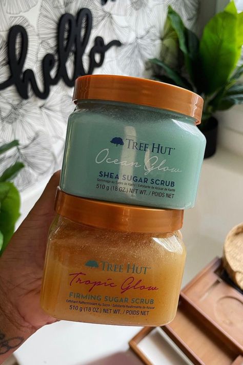 Tree Hut Body Scrub Aesthetic, Tree Hut Aesthetic, Hut Aesthetic, Sephora Stuff, Body Scrub Aesthetic, Tree Hut Body Scrub, Tree Hut Scrub, Glow Aesthetic, Body Skincare Products