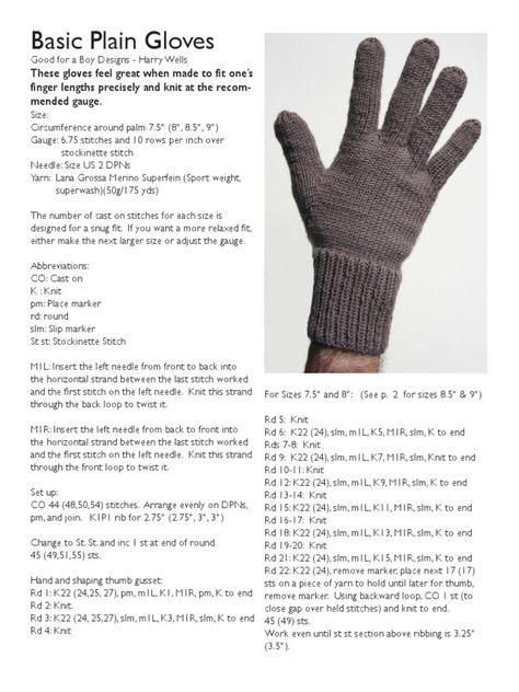 Knit Glove Patterns Free, Mens Gloves Knitting Pattern, Mens Knitted Gloves Free Pattern, How To Knit Gloves For Beginners, Knitting Pattern Gloves, Knitting Patterns Free Gloves, Glove Knitting Patterns Free, How To Knit Gloves, Knit Gloves Pattern