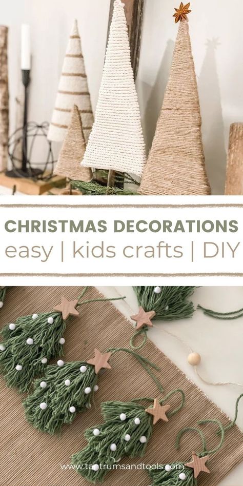 Looking for budget-friendly Christmas decor ideas to make your home festive and fun? These DIY Christmas decorations are perfect for every room—from the living room to the outdoor and even the bedroom! Discover Christmas crafts for kids that are simple yet memorable, including Dollar Tree Christmas crafts that anyone can make. Get inspired with easy crafts and DIY Christmas decorations that bring joy in 2024. Tap for Christmas crafts DIY projects that are easy, affordable, and perfect for home! Diy Christmas Decorations Kids Can Make, Brown Bag Christmas Crafts, Christmas Crafts With Sticks, Easy Kid Christmas Crafts Cheap, Cheap And Easy Christmas Crafts, Teen Christmas Crafts Diy, Christmas Decor Ideas With Kids, Christmas Crafting For Kids, Diy Christmas Decor For Kids