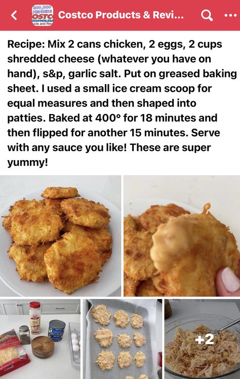 Canned Chicken Nuggets, Using Canned Chicken, Carnivore Recipes, Baked Chicken Nuggets, Easy Baked Chicken, Carnivore Diet, Fresh Chicken, Bariatric Recipes, Canned Chicken