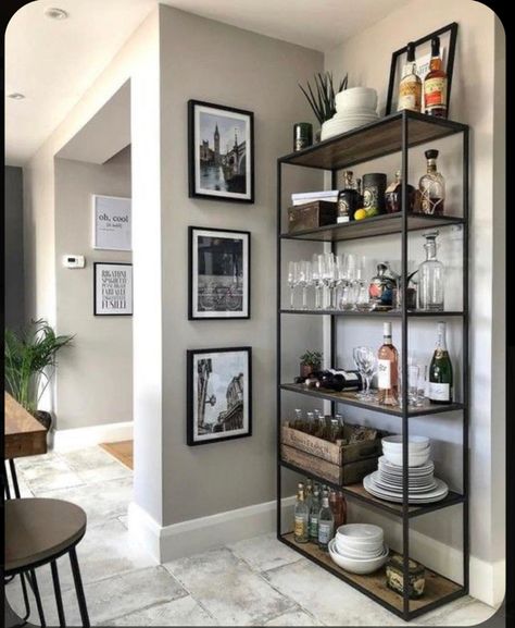 Home Bar Decor, Decor Home Living Room, Living Room Decor Apartment, Living Room Inspo, Apartment Living Room, Apartment Interior, Fixer Upper, Room Table, Apartment Living