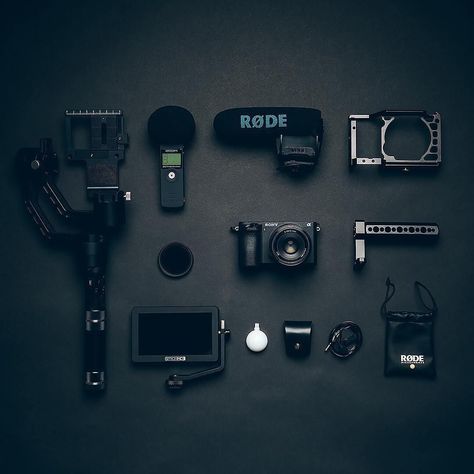 Photographer Gear, Filmmaking Gear, Sony A6500, Sony A6300, Digital Camera Photography, Camera Rig, Tech Bag, Travel Camera, Professional Camera