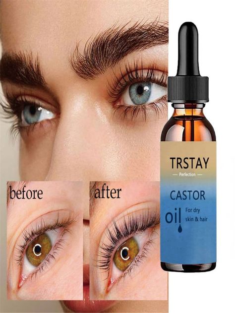 5ML/15ML/30ML/50ML/TRSTAY New Arrivals Eyebrow Growth Serum Essential Oils Eyelash Essence Castor Oil Beard Growth Essence Rapid GrowthI discovered amazing products on SHEIN.com, come check them out! Castor Oil Eyebrows, Grow Eyebrows Faster, Eyebrow Growth Serum, How To Grow Eyebrows, Oil For Dry Skin, Eyebrow Growth, Castor Oil For Hair, Hair Growth Serum, Beard Growth