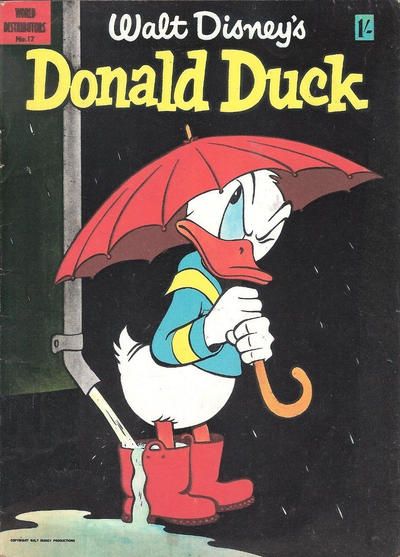 Cover for Walt Disney Series (World Distributors, 1956 series) #17 Donald Duck Comic, Dell Comic, Disney Duck, Disney Posters, Bd Comics, Vintage Comic Books, Vintage Ski, Comic Book Covers, Classic Cartoons