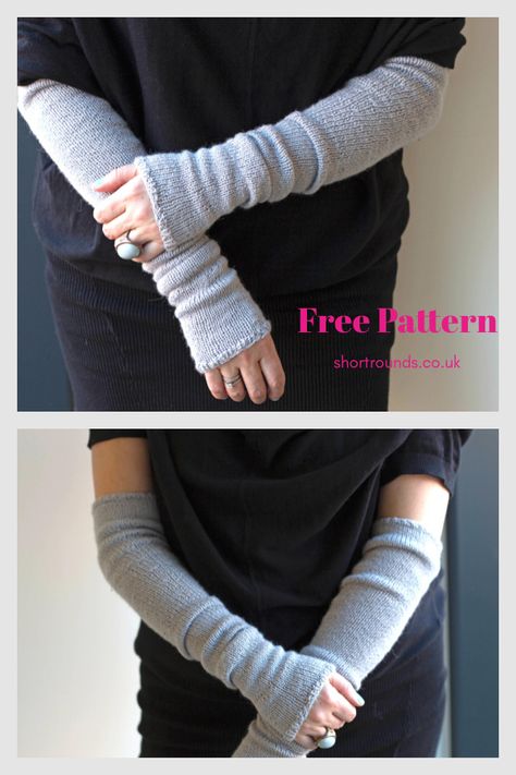 Bria Armwarmers Free Knitting Pattern Leg Warmers Knitting Pattern Free, Leg Warmers Knitting Pattern, Knit Leg Warmers Pattern, Crochet Arm Warmers, Fun Sleeves, Fingerless Gloves Knitted Pattern, Knitted Wrist Warmer, Knitted Leg Warmers, Knit Leg Warmers