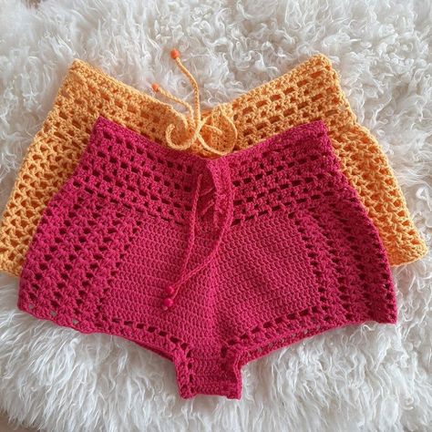 71a58e8cb75904f24cde464161c3e766desc40251814ri Crochet Swimsuits Pattern, Lingerie Crochet, Crochet Shorts Pattern, Crochet Beach Wear, Crochet Lingerie, Crochet Bathing Suits, Crochet Bottoms, Black Crochet Dress, Crochet Pants