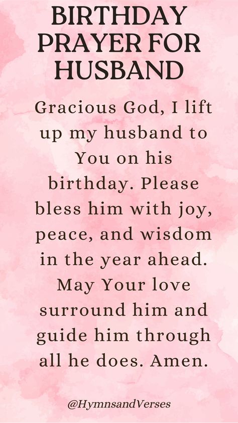 Happy Birthday to My wonderful husband! Birthday Prayer For Husband, Prayers For Your Husband, Prayer For My Husband, Birthday Prayer For Me, Prayers For Peace, Prayers For Protection, Birthday Prayer, Praying For Your Husband, Prayers For Him