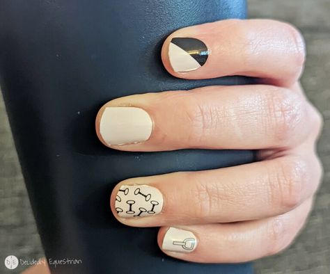 Equestrian Nails, Sports Themed Nails, Sporty Nails, Horse Nails, Acrylic Nails Almond Shape, Classy Nail Designs, Nail Polish Brands, Almond Acrylic Nails, Almond Shape