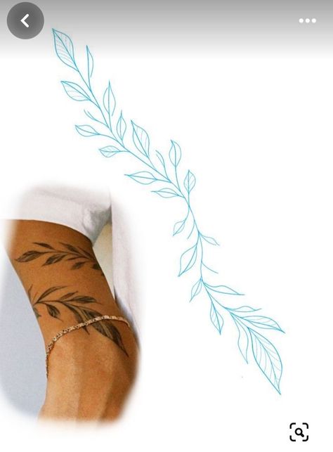 Tattoo Arm Wrap Around, Tattoo That Wraps Around Arm, Leaf Arm Tattoo, Arm Wrap Tattoo, Tattoo Homme, Basic Tattoos, Wrap Tattoo, Red Ink Tattoos, Line Flower