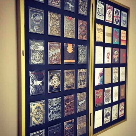 Great wall display by CPC member @elliotchua 😎 Cards Playing, Buy Sell Trade, Great Wall, Playing Card, Wall Display, Deck Of Cards, The Collector, Playing Cards, Building