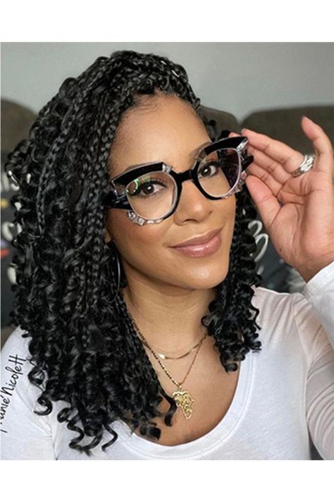 Light Weight Braids For Black Hair, Braids 2022 For Black Women, Asymmetrical Braided Hairstyles, Curly Hair Braid Styles, Rasta Braids Hairstyles, Short Braids For Black Women, Best Crochet Hair, Natural Braid Styles, Different Braid Styles