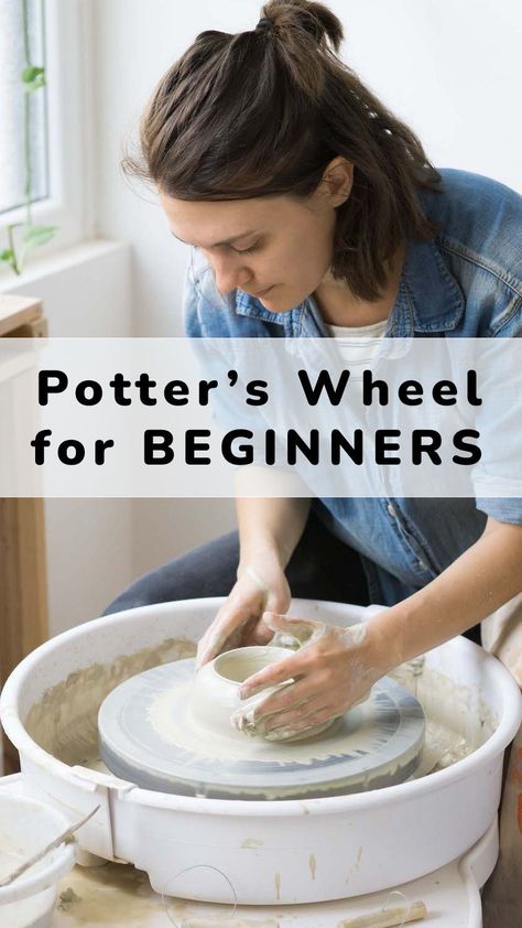 Learn How To Make Pottery, How To Start Pottery, Pottery How To Tutorials, How To Throw Clay Pottery Wheel, Ceramic Tutorials Step By Step, Learning Pottery At Home, How To Make Pottery At Home, Beginner Throwing Pottery, Pottery How To