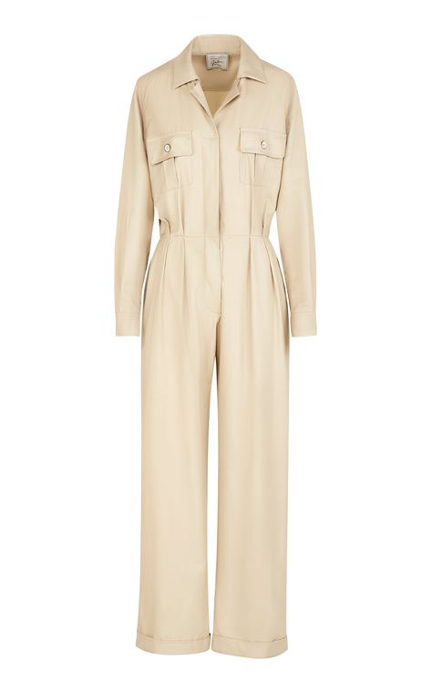 Giuliva Heritage, Workwear Jumpsuit, Pant Outfits, Chiffon Jumpsuit, Satin Jumpsuit, Designer Jumpsuits, Jumpsuit Outfit, Heritage Fashion, Long Sleeve Jumpsuit