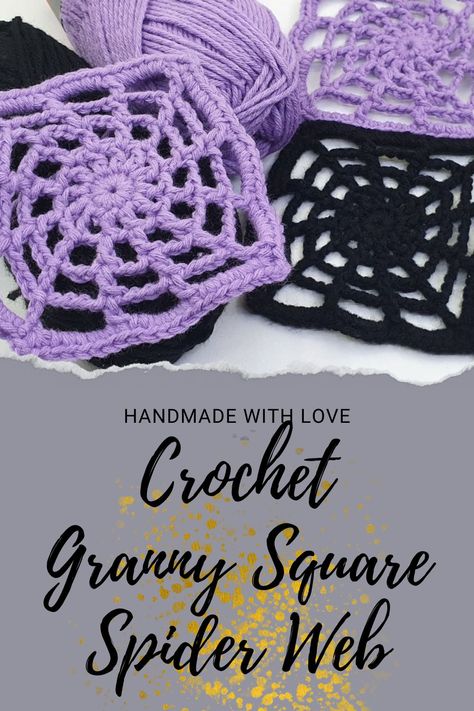 👋 Hello everyone! 👋 In this tutorial I will show you how to CROCHET this SPIDER WEB granny square (written instructions included in video). You can use it like a coaster or for blanket, pillow, afghan, bag, handbag etc. easy Halloween decorations, easy crochet halloween decorations, easy crochet halloween patterns, beginner halloween crochet, quick halloween decoration crochet Crochet Patterns Goth, Spider Web Granny Square, Web Granny Square, Crochet Presents Ideas, Spider Web Crochet, Web Crochet, Crochet Presents, Crochet Capelet, Crochet Bat