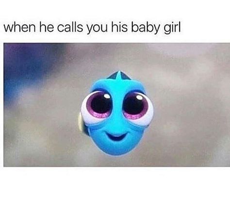 When He Calls Me, Baby Dory, Film Disney, Finding Dory, Boyfriend Humor, Disney Life, Finding Nemo, Disney Kids, Disney Dream