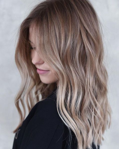 Light Brown Hair With Highlights Mousy Brown Hair With Highlights, Light Brown Hair With Highlights, Mousy Brown Hair, Mousy Brown, Light Ash Brown Hair, Brown Hair With Lowlights, Brown Hair With Highlights And Lowlights, Brown To Blonde Balayage, Ash Brown Hair Color