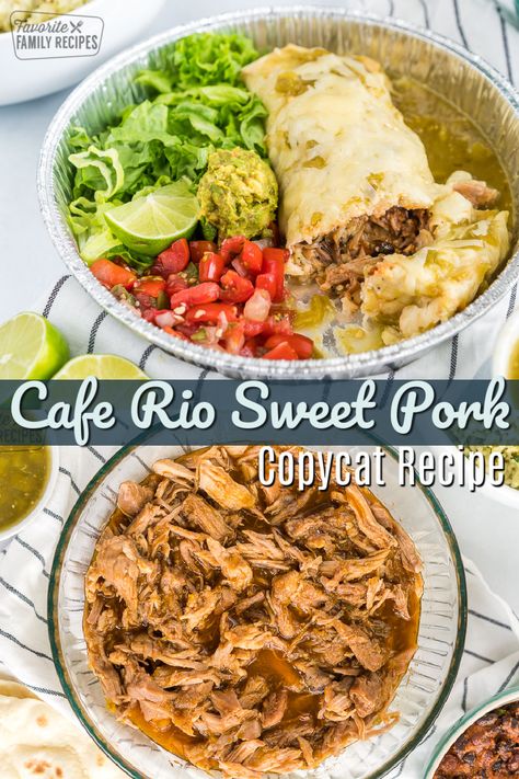 Cafe Rio Sweet Pork Burrito Recipe, Sweet Pork Burrito Costa Vida, Pork Barbacoa Crock Pot Cafe Rio, Sweet Pork Costa Vida Crock Pot, Cafe Rio Sweet Pork Recipe Instant Pot, Cafe Rio Pork Barbacoa Recipe, Cafe Mexicali Sweet Pork, Cafe Rio Copycat Recipes, Pork Roast Crock Pot Recipes Mexican