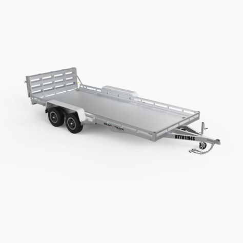 81" Wide Tandem Axle HD Utility Trailer - Bear Track Aluminum Trailers Bear Tracks, Aluminum Trailer, Utility Trailer, Tandem, Trailer, Track