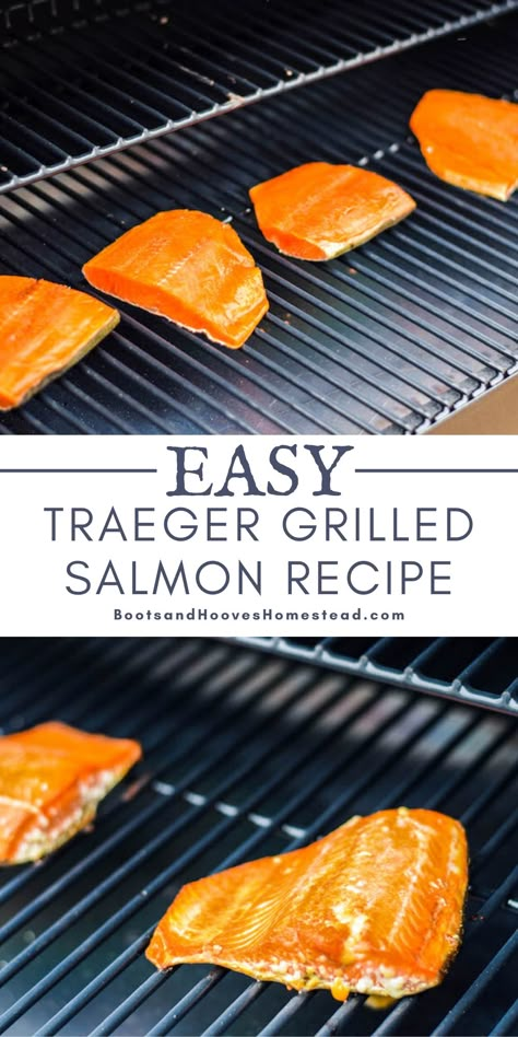 Traeger Salmon, Traeger Smoker Recipes, Easy Summer Meal, Grilled Salmon Recipe, Traeger Cooking, Traeger Smoker, Traeger Grill Recipes, Grilled Salmon Recipes, Real Honey