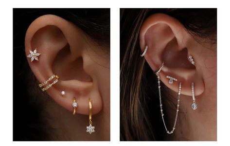 Mid Helix Piercing, Cartilage Ear Piercings, Daith Piercings, Forward Helix Piercing, Helix Piercings, Forward Helix, Daith Piercing, Helix Piercing, Sell Gold