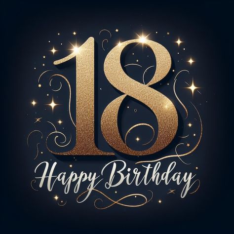 Download this Premium Photo about Sparkling 18th Birthday Gold Celebration Theme, and discover more than 60 Million Professional Stock Photos on Freepik My 18th Birthday, Happy Birthday 18th, Birthday Gold, Golden Birthday, Video Background, School Holidays, Birthday Images, 18th Birthday, Golden Color