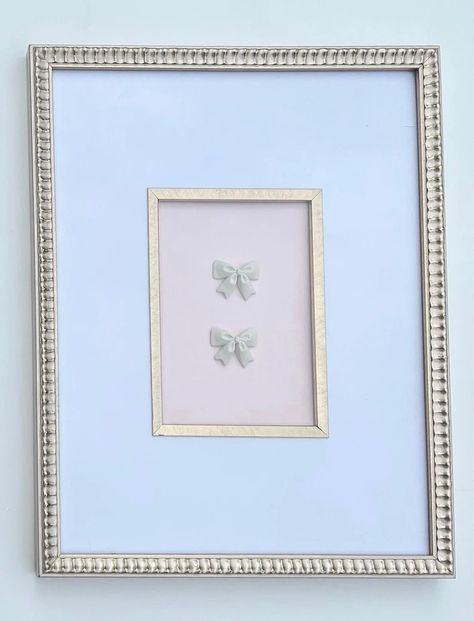 Framed Intaglio Art Nursery Decor Bow Art Baby Shower Gift christmas Gift - Etsy Caitlyn Wilson Design, Bow Nursery, Dorm Colors, Intaglio Art, Traditional Nursery, Bow Art, Baby Bathroom, Toddler Girl Room, Nursery Room Design