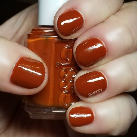 Essie, Koi, Rust, Nail Polish, Orange, Nails, Beauty