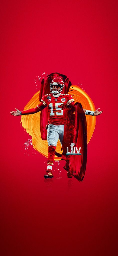 Patrick Mahomes Wallpaper, Kansas City Chiefs Wallpaper, Fire Football, Chiefs Wallpaper, Football Drip, Red Kingdom, Kc Chiefs Football, Nfl Football Art, Football Wallpapers