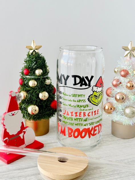 Soda Cocktails, Christmas Beer, Diy Glass Bottle Crafts, Cute Gifts For Her, Glass Bottle Crafts, Iced Coffee Cup, Glass Cups, Glass Straws, Cute Cups