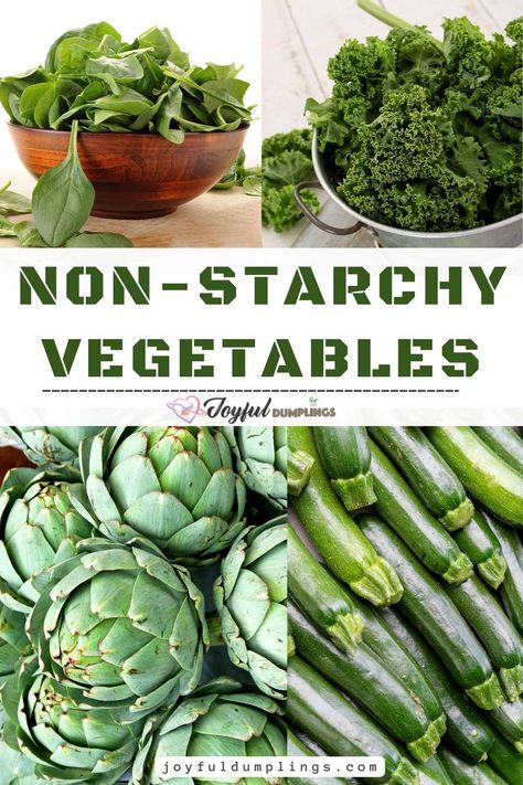 list of non starchy vegetables Nonstarchy Veggies, Nonstarchy Veggies List, Low Starch Vegetables List, Non Starch Vegetable List, Non Starchy Vegetables Recipes, Lowest Carb Veggies, Healthiest Vegetables List, No Starch Diet, Starchy Vegetables List