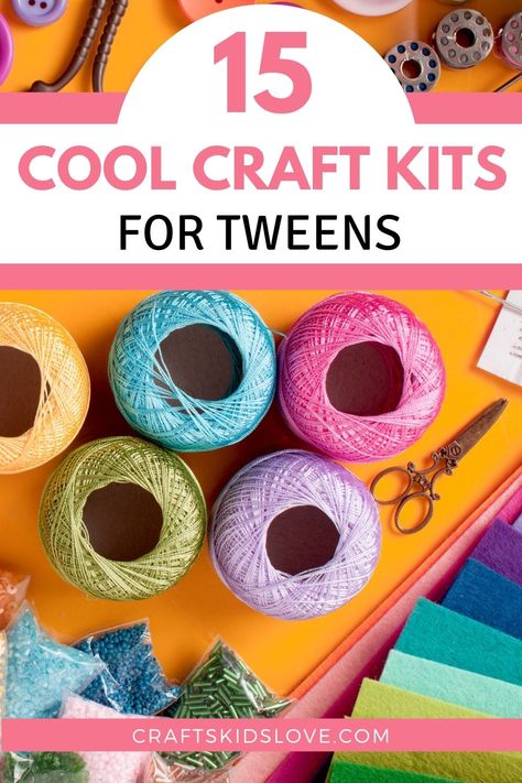 What are the coolest craft kits? Ages 10-12 can be hard to please, so we found lots of cool craft kits for tweens and big kids. Crafts For 9-12, Crafts For Girls Age 10 Diy, 30 Minute Crafts For Kids, Crafts For Girls Age 9-12, Volunteer Hospital, Crafts For Boys 8-10, Craft Kits To Sell, Crafts For Preteens, Crafts For Middle Schoolers