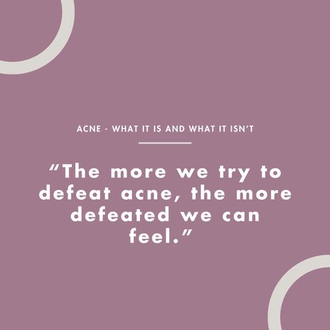 Despite being the most common skin condition in the United States with over 85% of people having experienced acne at some point in their lives, many are completely lost when it comes to managing this tricky condition.  Acne extends beyond skin concerns; it involves a multifaceted interplay of factors.  👉 Read the full blog here to learn more about what these factors may be!- https://bareyourskin.com/blogs/skin-bare-it-features-the-skinny/part-1-acne-what-it-is-and-what-it-isnt Acne Quotes, What Causes Acne, Self Compassion Quotes, Inspiration Words, Compassion Quotes, Social Media Photography, Skin Condition, Acne Care, Self Compassion