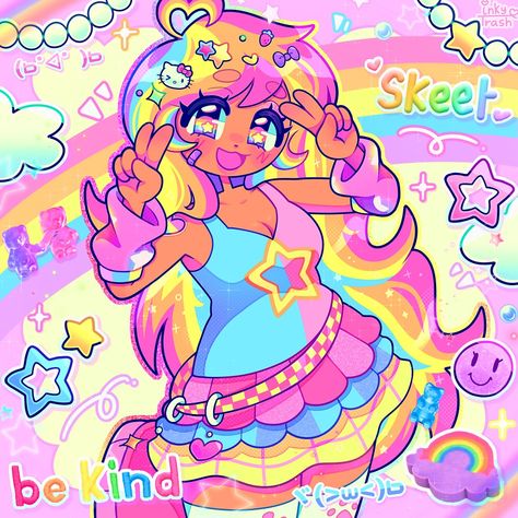 Saturated Art Style, Decora Art, Kidcore Art, Walpapers Cute, My Inner Child, Cute Doodle Art, Cute Little Drawings, Cute Art Styles, Kawaii Drawings