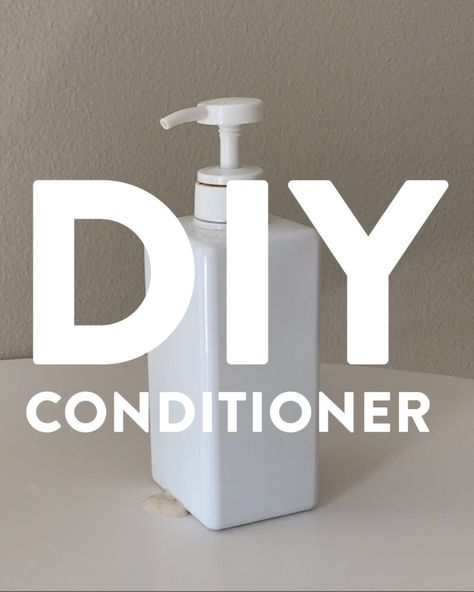 How To Make Hair Conditioner At Home, Diy Hair Conditioner Recipes, Hair Conditioner Recipe, Diy Hair Conditioner, Diy Detergent, Diy Lotions, Diy Conditioner, Easy Hairstyle Video, Conditioner Recipe