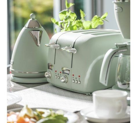 Sage Green Kettle, Light Green Kitchen Accessories, Mint Green Kitchen Accessories, Pink And Green Kitchen Accessories, Sage Kitchen Accessories, Sage Green Kitchen Accessories, Seafoam Green Kitchen, Green Kitchen Accessories, Sage Kitchen