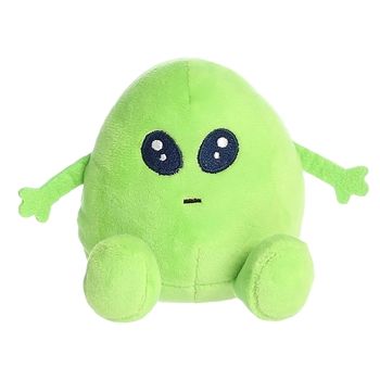 Eggspressions Plush Alien Egg by AuroraIf you want to know which came first - the alien or the egg - the answer is neither, because the Eggspressions Plush Alien Egg by Aurora embodies both in a perfectly formed little package. At around 3.5 inches, this plush alien is soft, cuddly, and very very green, just as you might egg-spect, with huge, embroidered eyes and a tiny little mouth set in a straight line. Incredibly cute and not at all scary as you might think aliens would be, the Eggspressions Alien Egg, Aliens Guy, Palm Pals, Alien Plush, Funny Eggs, Arte Alien, Alien Invasion, Silly Images, Straight Line