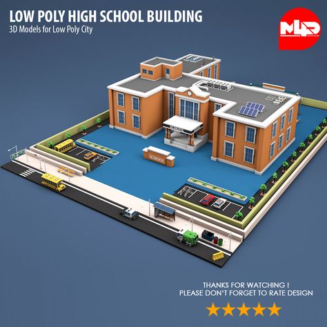 Pre Primary School Building Design, Small High School Building, High School Exterior Design, Minecraft School Building Ideas, School Minecraft Ideas, High School Floor Plan, Small School Building Design, Minecraft School Building, School Building Design Exterior