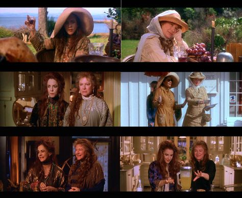 The Aunts- Jet and Frances from the movie Practical Magic Practical Magic Movie, Practical Magic House, Dianne Wiest, Stockard Channing, Magic Clothes, Faery Queen, Magic Aesthetic, Practical Magic, Family Drama